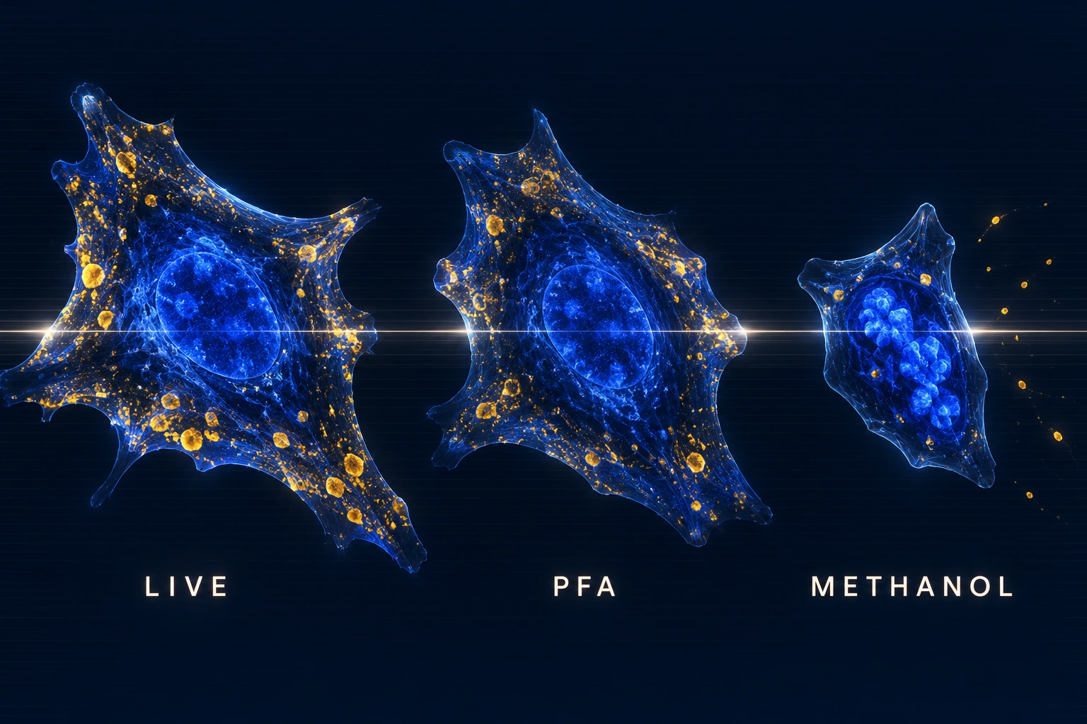 Graphical abstract for Effects of Chemical Fixation on Stimulated Raman Scattering Microscopy