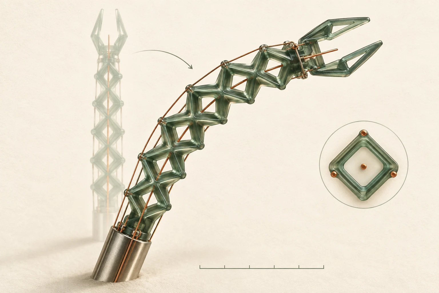 Cover for Toward a Millimeter-Scale Tendon-Driven Continuum Wrist with Integrated Gripper for Microsurgical Applications
