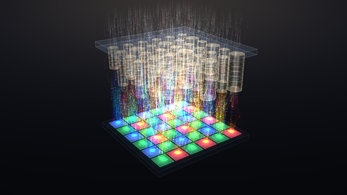 Cover for 3D printed designer color routers with low refractive index for low-light imaging