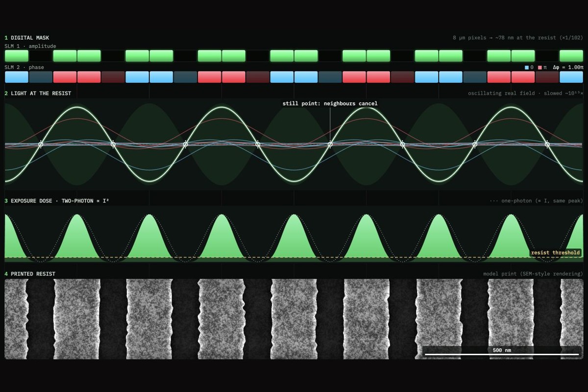 Cover for Digital phase-shift mask projection lithography enabling sub-diffraction-limit resolution for dense nanoscale patterning