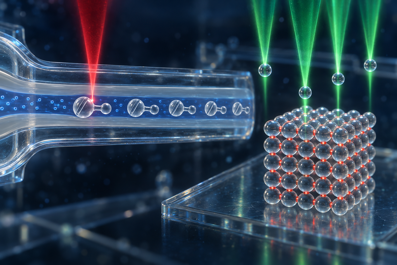 Cover for Advancing Two-photon Lithography by Integrating Microfluidics and Optical Tweezers