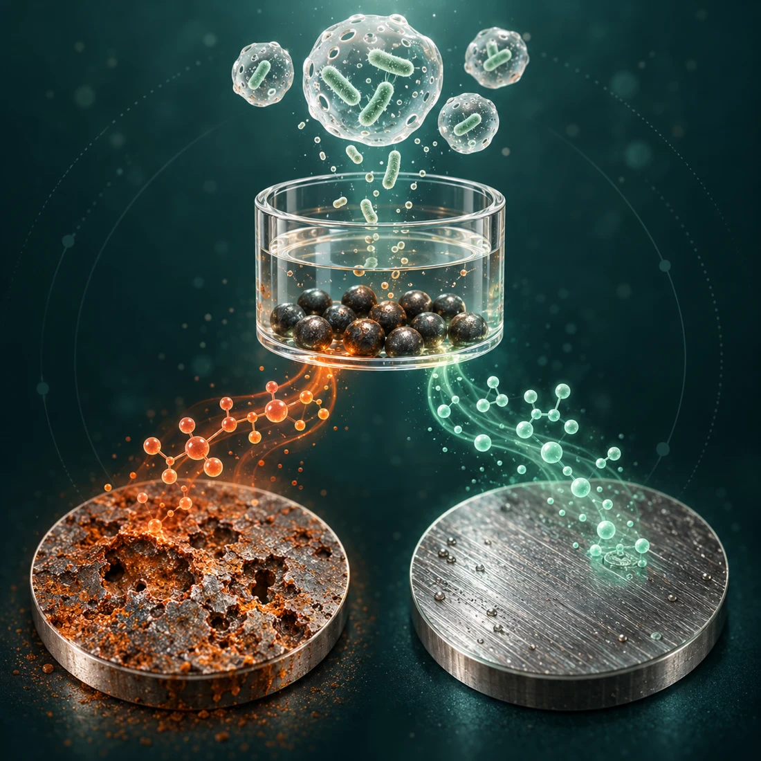 Graphical abstract for DURABLE: A Workflow for Determining Corrosion-Driving and Protective Microbial Mechanisms